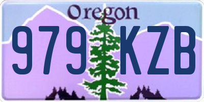 OR license plate 979KZB