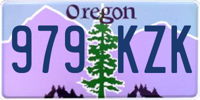 OR license plate 979KZK