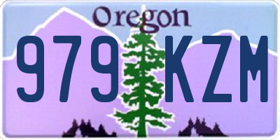 OR license plate 979KZM