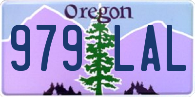 OR license plate 979LAL