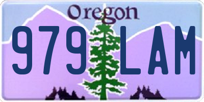 OR license plate 979LAM