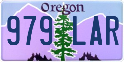 OR license plate 979LAR