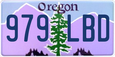 OR license plate 979LBD