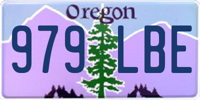 OR license plate 979LBE