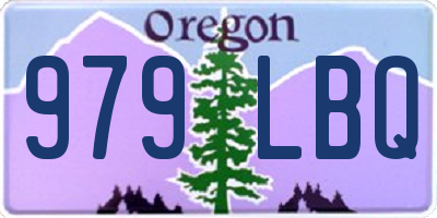 OR license plate 979LBQ