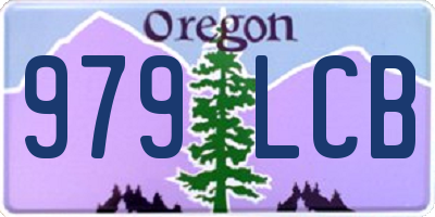 OR license plate 979LCB