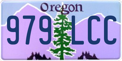 OR license plate 979LCC