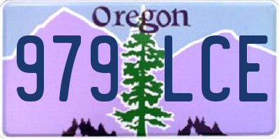 OR license plate 979LCE