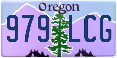 OR license plate 979LCG
