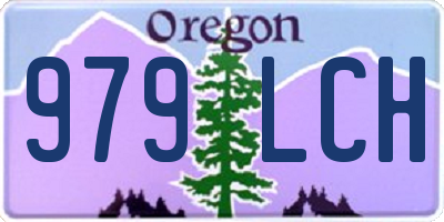 OR license plate 979LCH