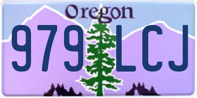 OR license plate 979LCJ