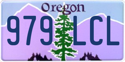 OR license plate 979LCL