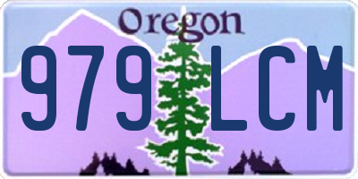 OR license plate 979LCM