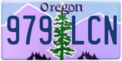 OR license plate 979LCN