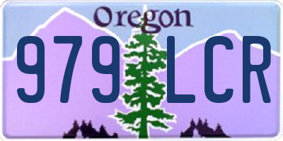 OR license plate 979LCR