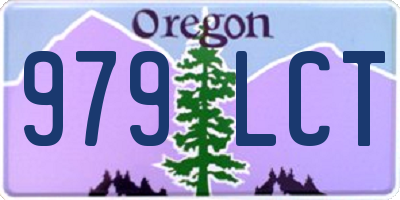 OR license plate 979LCT