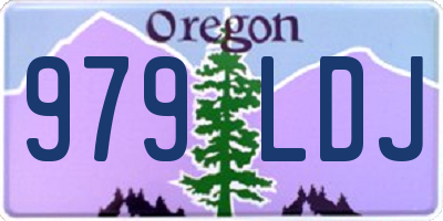 OR license plate 979LDJ