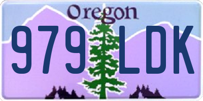 OR license plate 979LDK