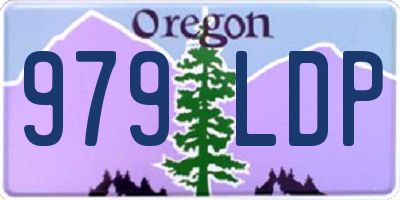 OR license plate 979LDP