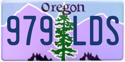OR license plate 979LDS