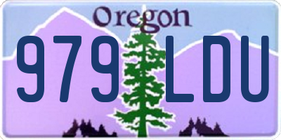OR license plate 979LDU