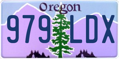 OR license plate 979LDX