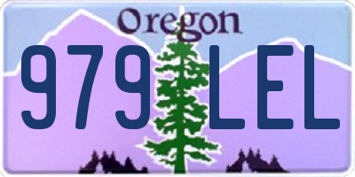 OR license plate 979LEL