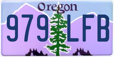 OR license plate 979LFB