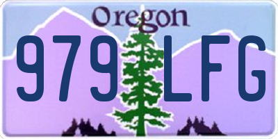 OR license plate 979LFG