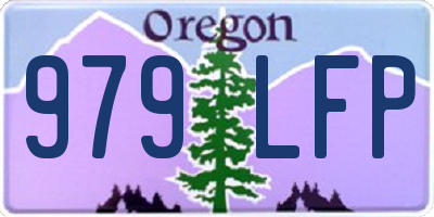 OR license plate 979LFP