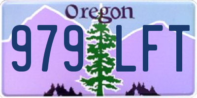 OR license plate 979LFT