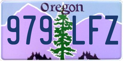 OR license plate 979LFZ