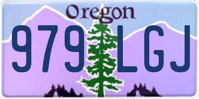 OR license plate 979LGJ