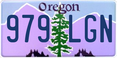 OR license plate 979LGN