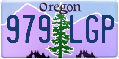 OR license plate 979LGP