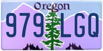 OR license plate 979LGQ