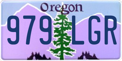 OR license plate 979LGR