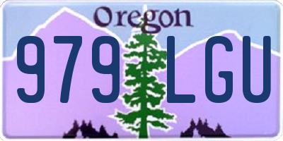 OR license plate 979LGU