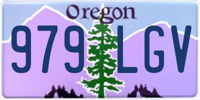 OR license plate 979LGV