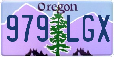 OR license plate 979LGX