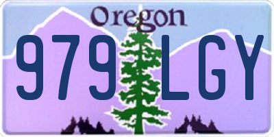 OR license plate 979LGY