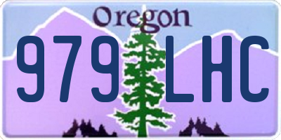OR license plate 979LHC