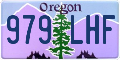 OR license plate 979LHF