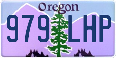 OR license plate 979LHP