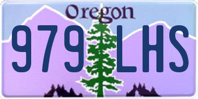 OR license plate 979LHS