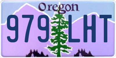 OR license plate 979LHT