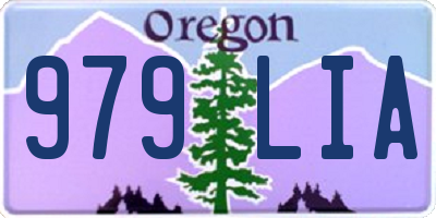 OR license plate 979LIA