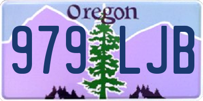 OR license plate 979LJB
