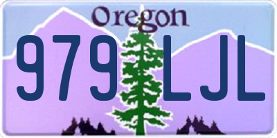 OR license plate 979LJL