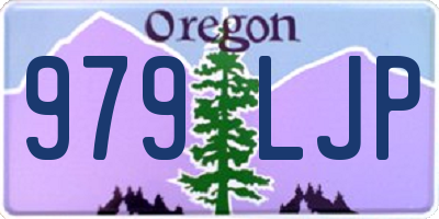 OR license plate 979LJP